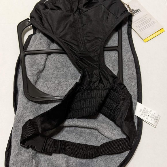 Dog Whisperer Fleece Lined Reflective Dog Rain Jacket-M - Picture 4 of 10